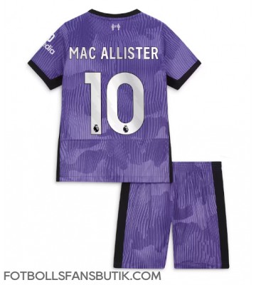 Liverpool Alexis Mac Allister #10 Replika Tredje Tröja Barn 2023-24 Kortärmad (+ Korta byxor)